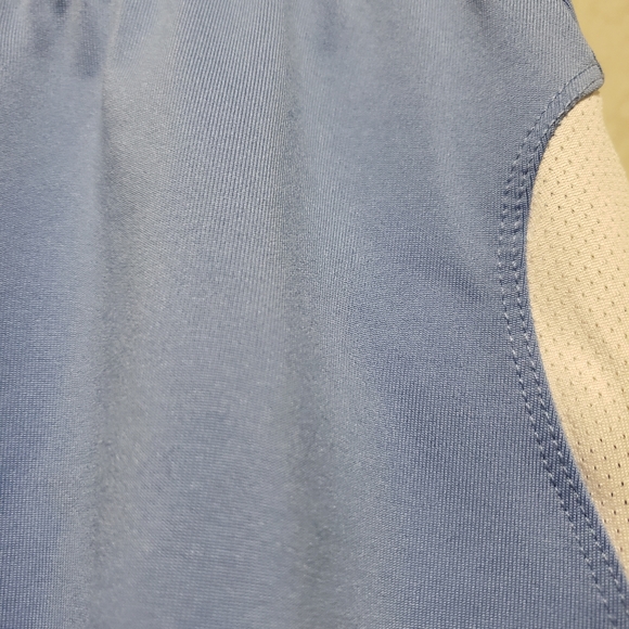Nike Dri-Fit Blue White Mesh Athletic Pull On Tennis Skirt - Picture 9 of 12